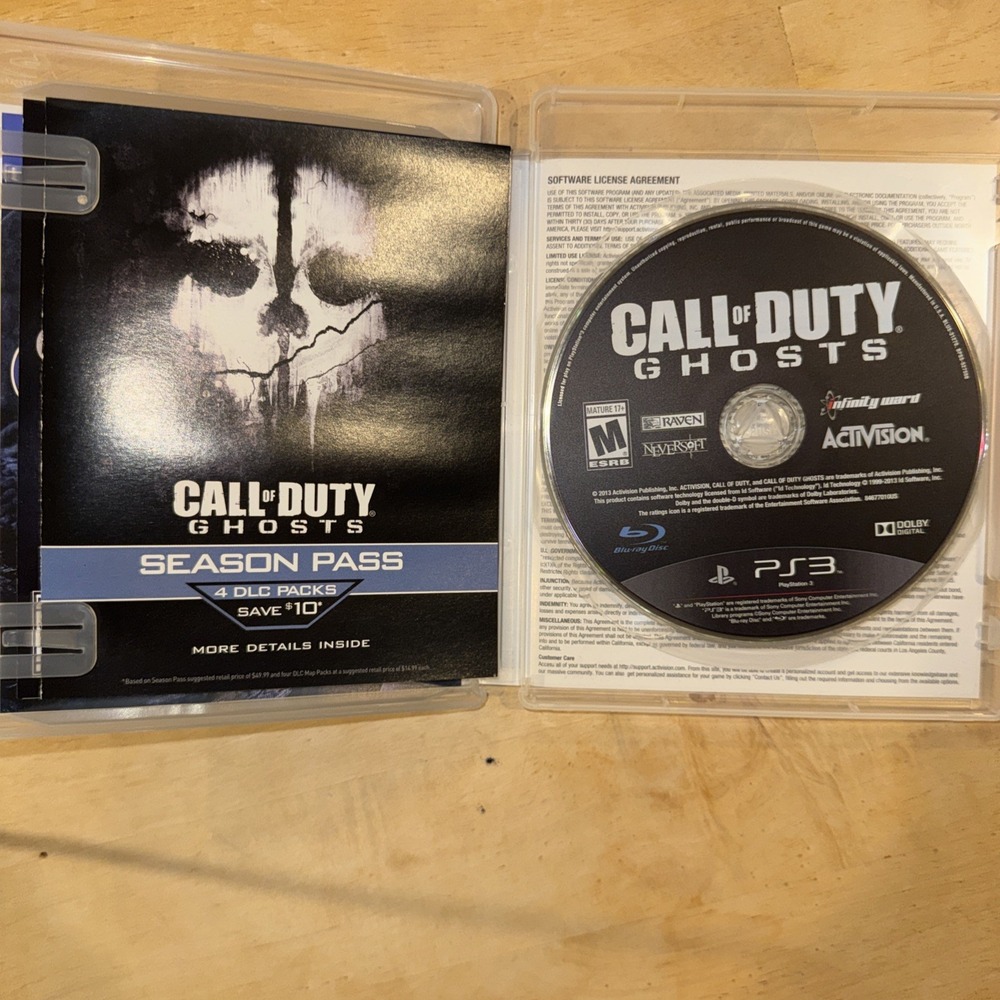 Call of Duty Ghosts PS3 Japan (Region Locked) JPN